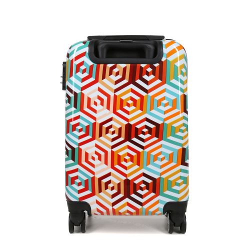 Чемодан маленький S для ручной клади Madisson Snowball 36820G 30л поликарбонат Разноцветный