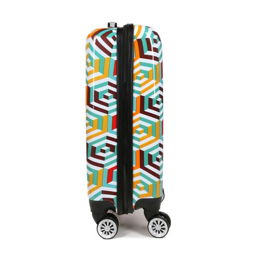 Чемодан маленький S для ручной клади Madisson Snowball 36820G 30л поликарбонат Разноцветный