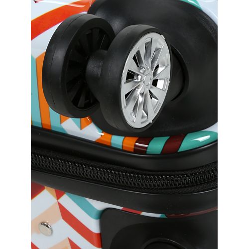 Чемодан маленький S для ручной клади Madisson Snowball 36820G 30л поликарбонат Разноцветный