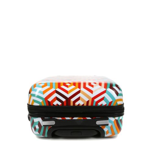 Чемодан маленький S для ручной клади Madisson Snowball 36820G 30л поликарбонат Разноцветный