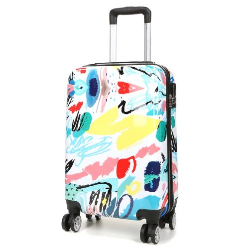 Чемодан малый S Madisson Snowball 36820P поликарбонат Разноцветный