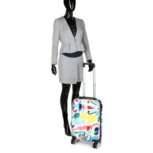 Чемодан малый S Madisson Snowball 36820P поликарбонат Разноцветный