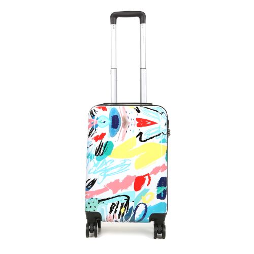 Чемодан малый S Madisson Snowball 36820P поликарбонат Разноцветный