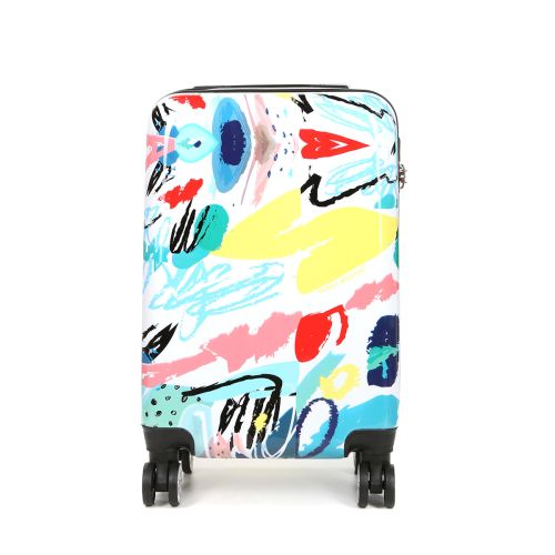 Чемодан малый S Madisson Snowball 36820P поликарбонат Разноцветный