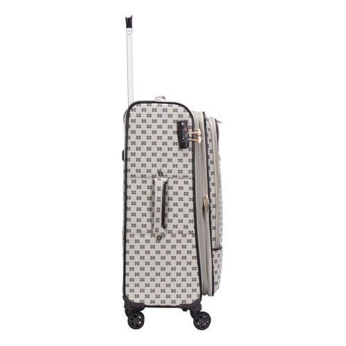 Чемодан большой L тканевый Snowball 39204 104+16 л поливинилхлорид Кремовый