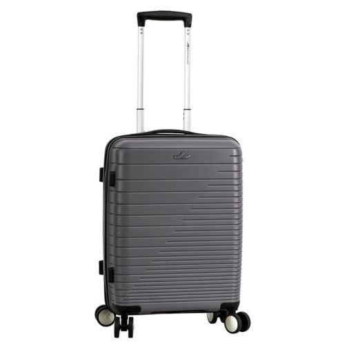 Чемодан маленький для ручной клади S Madisson Snowball 33703 36л полипропилен Серый