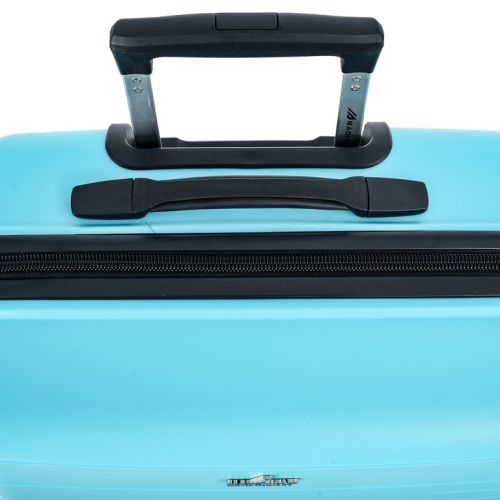 Чемодан дорожный большой L Madisson Snowball 33703 101л полипропилен Голубой