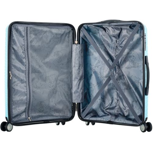 Чемодан маленький для ручной клади S Madisson Snowball 33703 36л полипропилен Мятный