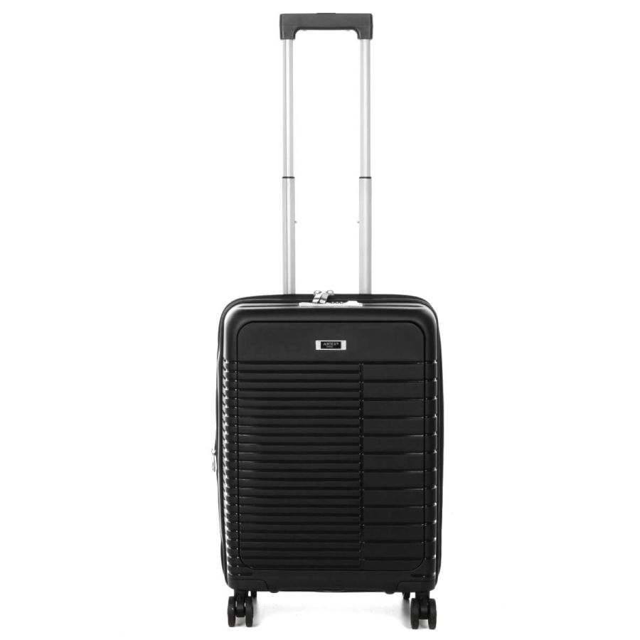 Чемодан малый S для ручной клади Airtex 642 40л полипропилен  Чёрный