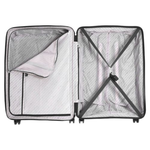 Чемодан большой L полипропилен Airtex 642 110л Чёрный