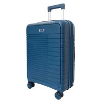 Чемодан малый S для ручной клади Airteх 642 40л полипропилен Тёмно-синий