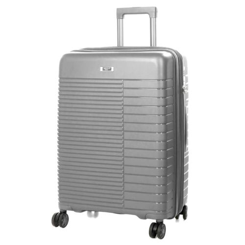Чемодан маленький M полипропилен Airtex 642 40л Серебряный