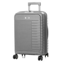 Чемодан малый S для ручной клади Airteх 642 полипропилен 40л Серебряный