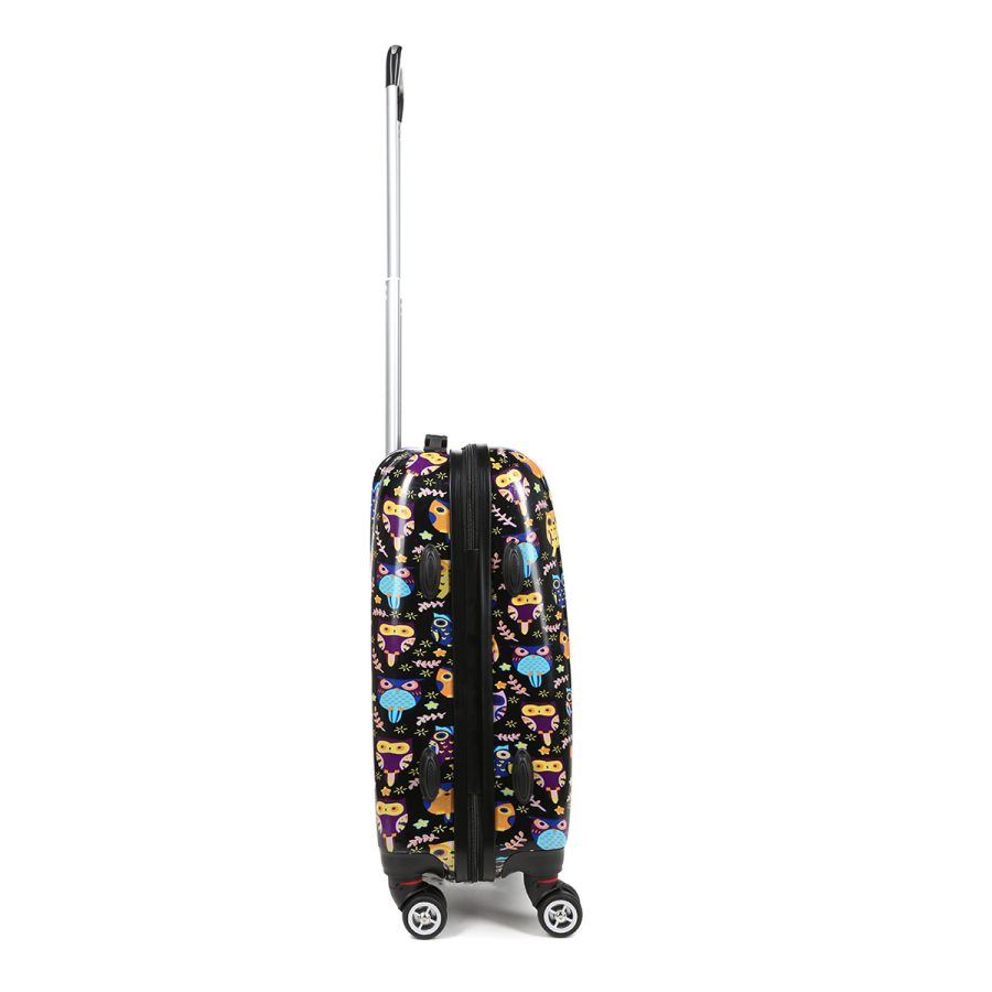 Чемодан средний M поликарбонат Worldline Airtex 809/black_hibou Разноцветный