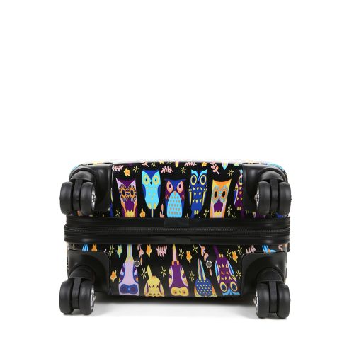 Чемодан маленький S поликарбонат Worldline Airtex 809/black_hibou ручная кладь Разноцветный