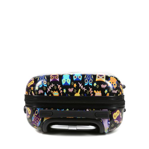 Чемодан маленький S поликарбонат Worldline Airtex 809/black_hibou ручная кладь Разноцветный