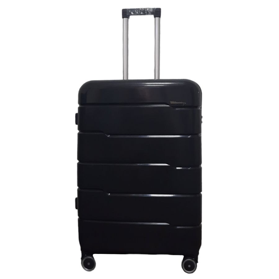 Чемодан средний M+ из полипропилена Milano bag 0305 84л Чёрный
