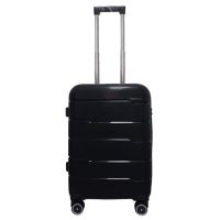 Чемодан малый S+ из полипропилена Milano bag 0305 52л Чёрный