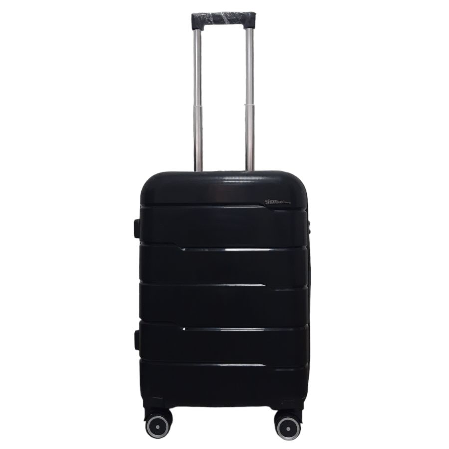 Чемодан малый S+ из полипропилена Milano bag 0305 52л Чёрный