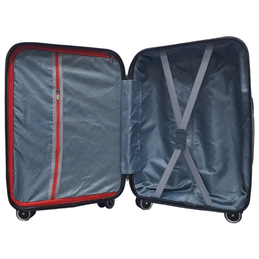 Чемодан малый S+ из полипропилена Milano bag 0305 52л Чёрный