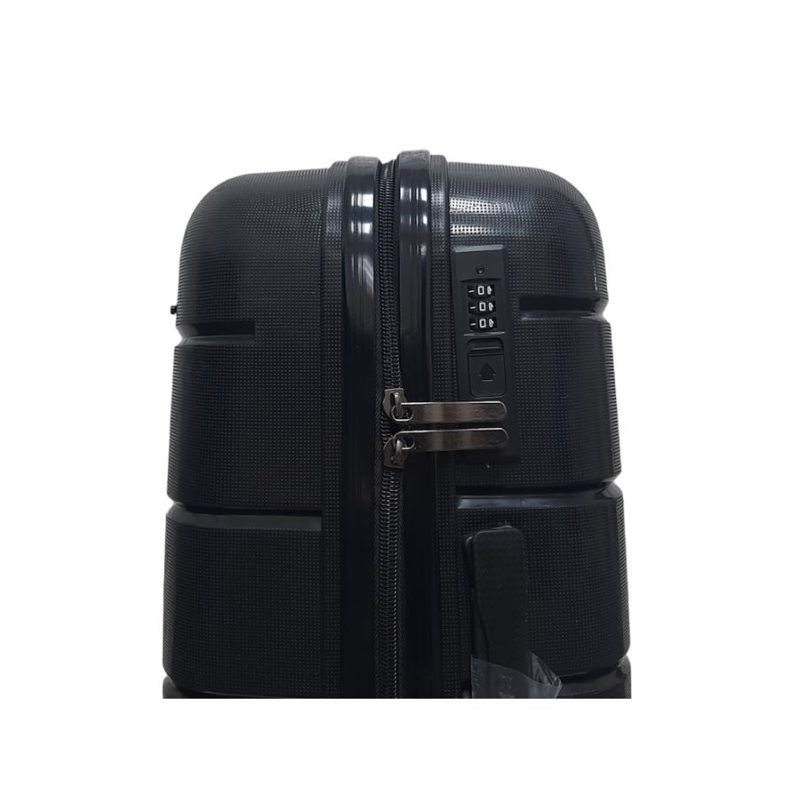Чемодан малый S+ из полипропилена Milano bag 0305 52л Чёрный