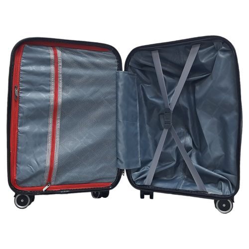 Чемодан мини XS+ из полипропилена Milano bag 0305 40л Чёрный