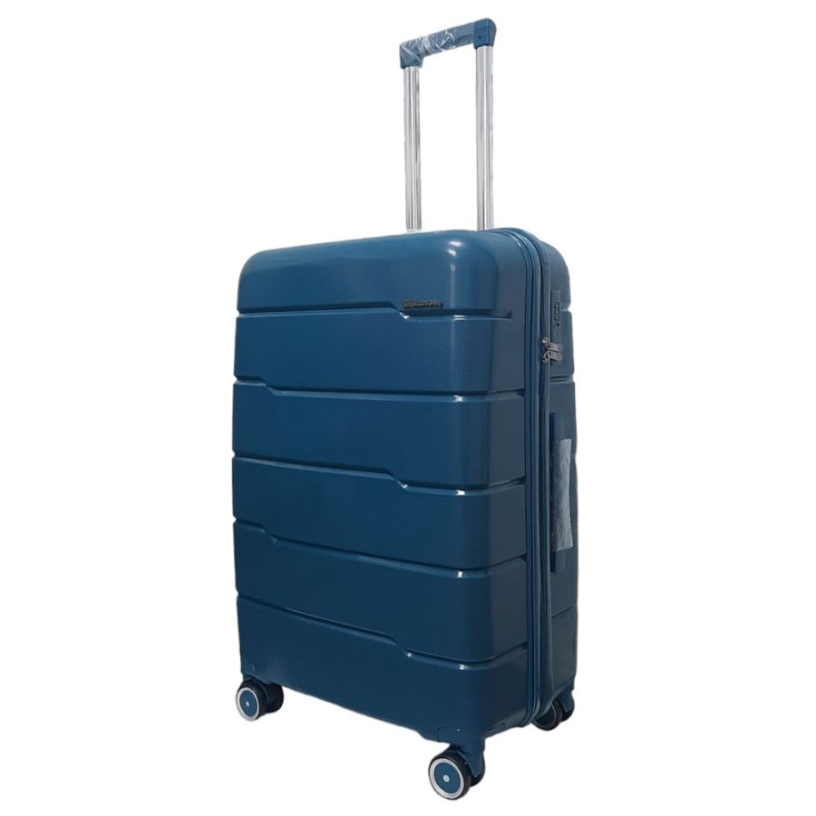 Чемодан средний M+ из полипропилена Milano bag 0305 84л Морская волна