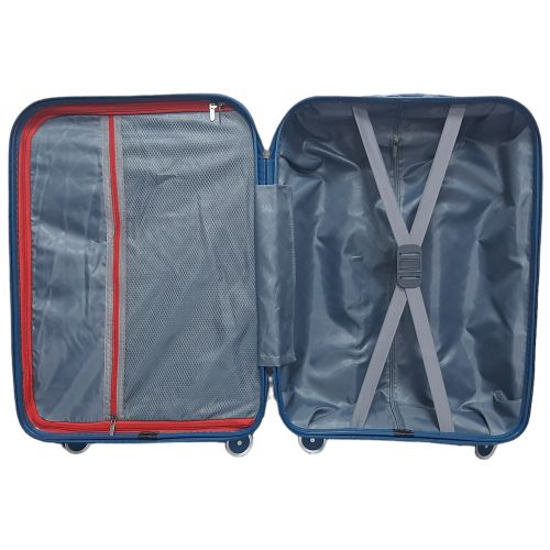 Чемодан малый S+ из полипропилена Milano bag 0305 52л Морская волна