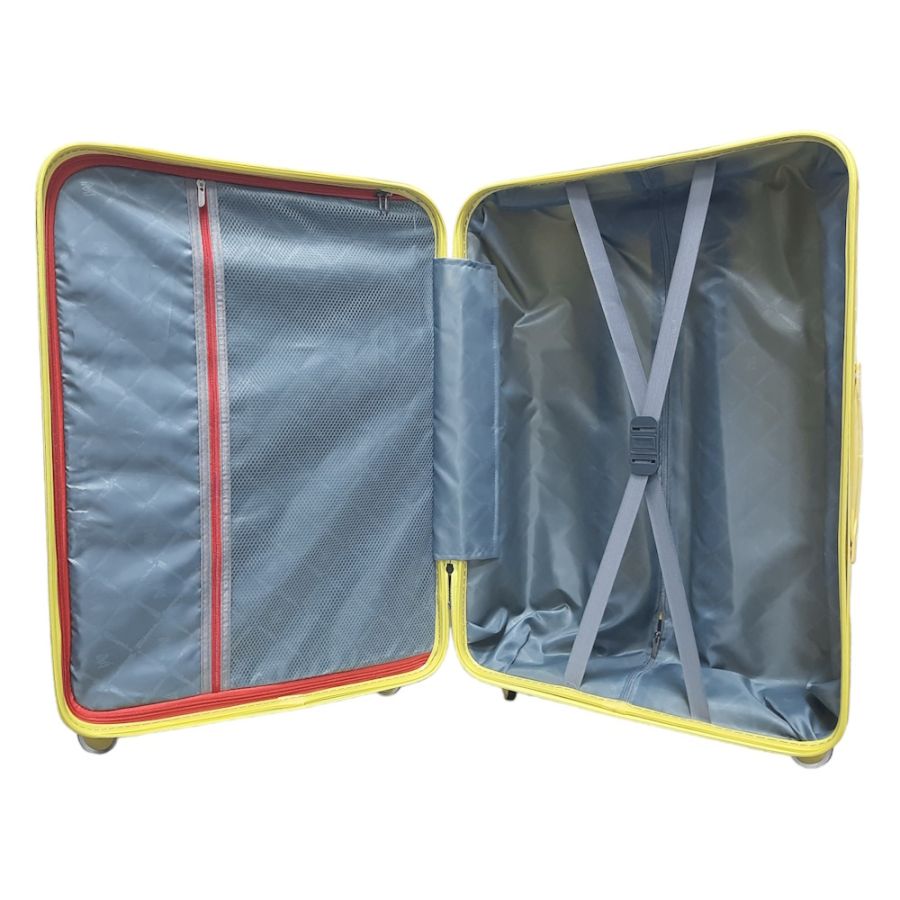 Чемодан средний M+ из полипропилена Milano bag 0305 84л Желтый