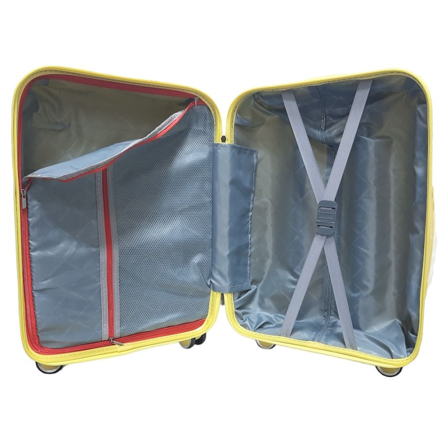 Чемодан малый S+ из полипропилена Milano bag 0305 52л Желтый