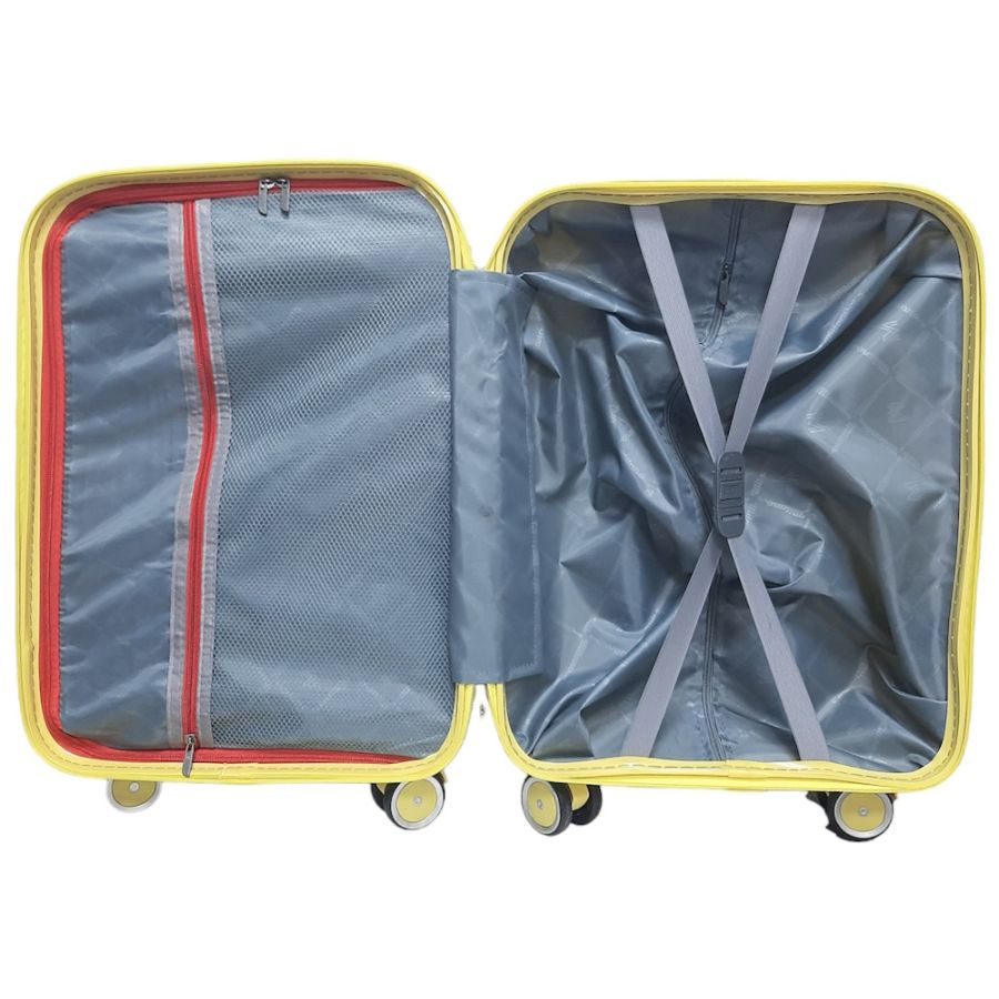 Чемодан мини XS+ из полипропилена Milano bag 030 40л Желтый
