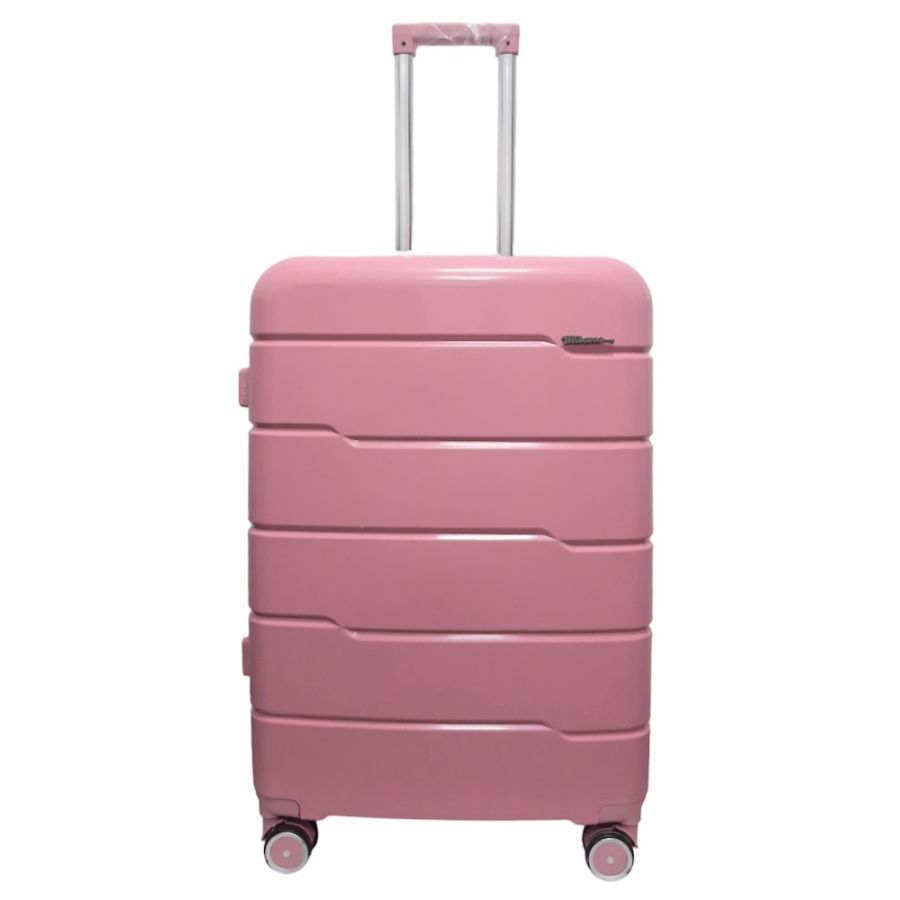 Чемодан средний M+ из полипропилена Milano bag 0305 84л Розовый