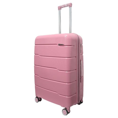Чемодан средний M+ из полипропилена Milano bag 0305 84л Розовый