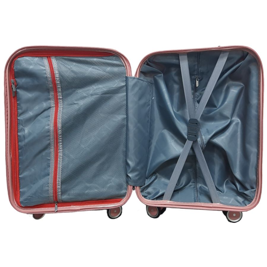 Чемодан мини XS+ из полипропилена Milano bag 0305 40л Розовый