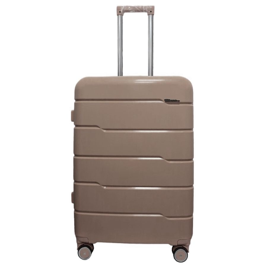 Чемодан средний M+ из полипропилена Milano bag 0305 84л Шампань