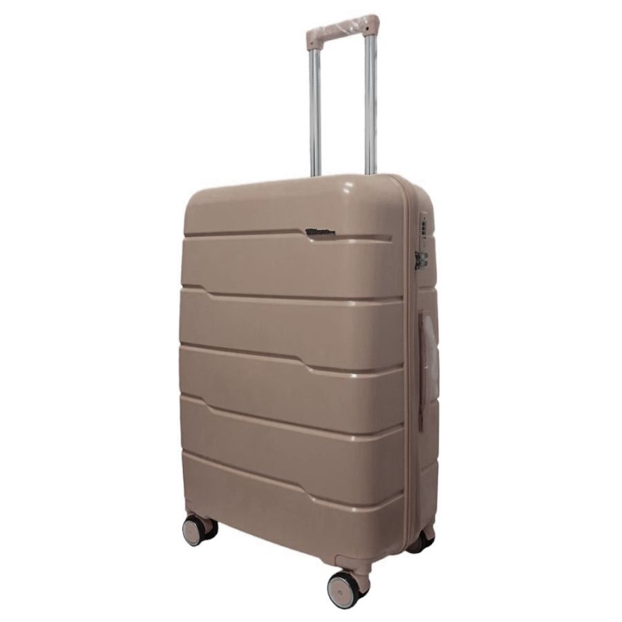 Чемодан средний M+ из полипропилена Milano bag 0305 84л Шампань