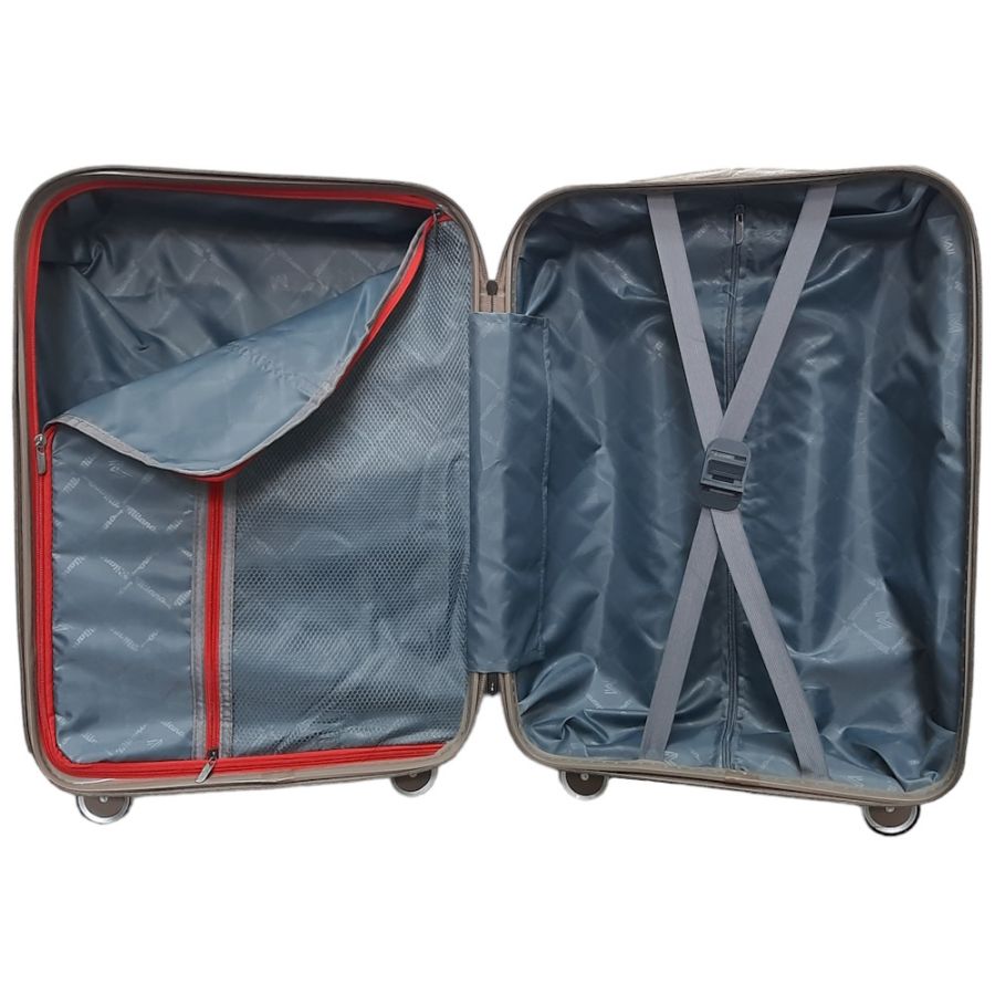 Чемодан малый S+ из полипропилена Milano bag 0305 52л Шампань