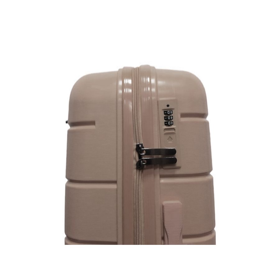 Чемодан малый S+ из полипропилена Milano bag 0305 52л Шампань