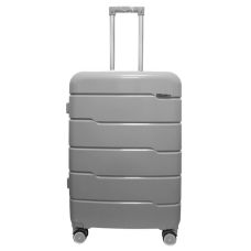 Чемодан средний M+ из полипропилена Milano bag 0305 84л Серебряный