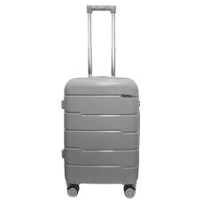 Чемодан малый S+ из полипропилена Milano bag 0305 52л Серебряный