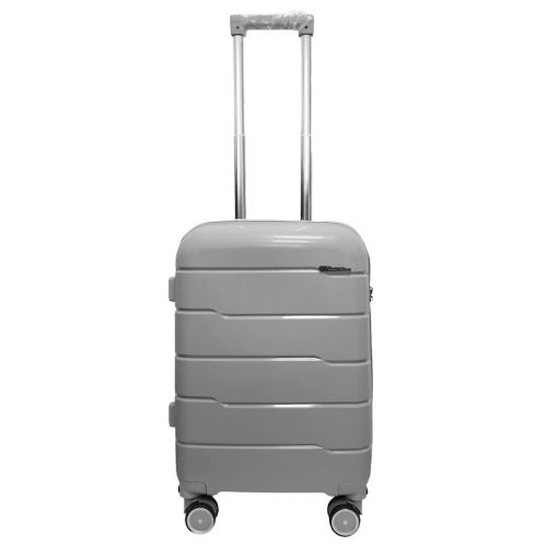 Чемодан мини XS+ из полипропилена Milano bag 0305 40л Серебряный