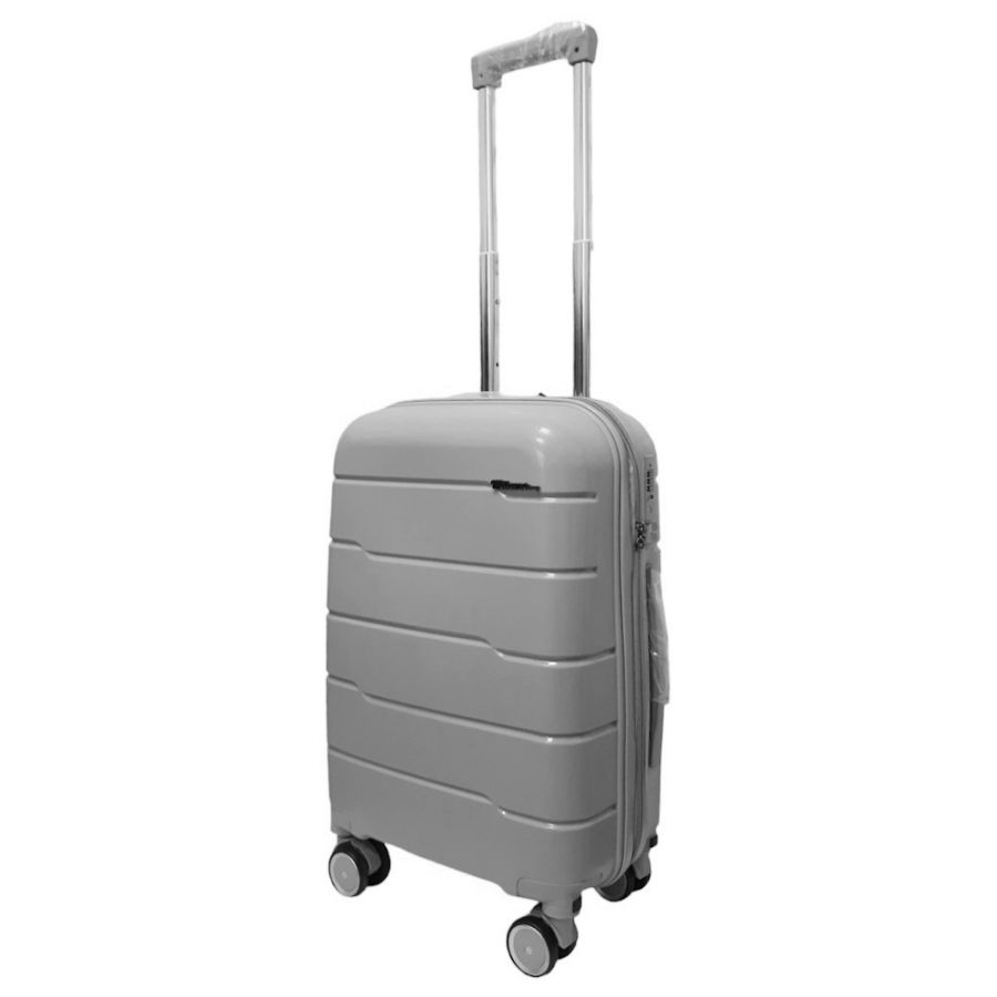 Чемодан мини XS+ из полипропилена Milano bag 0305 40л Серебряный