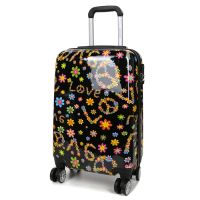 Чемодан малый S Madisson Snowball 36820W поликарбонат Разноцветный