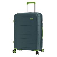 Чемодан маленький S полипропилен Snowball 20303 56×39×23см 35л Темно-зеленый