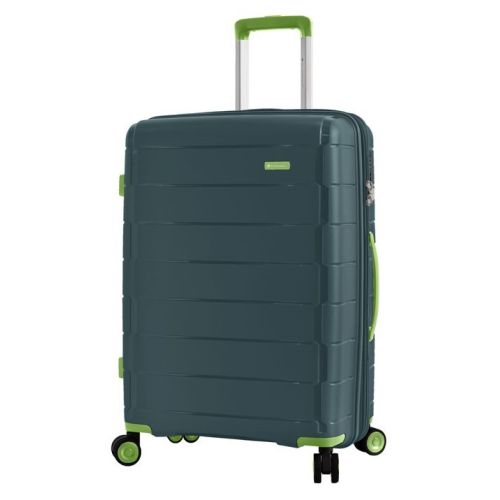 Чемодан маленький S полипропилен Snowball 20303 56×39×23см 35л Темно-зеленый