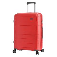 Чемодан большой L полипропилен Snowball 20303 76×53×33см 108+17л Красный