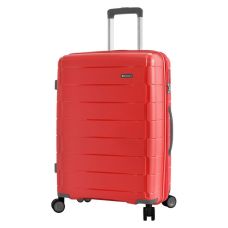 Чемодан большой L полипропилен Snowball 20303 76×53×33см 108+17л Красный