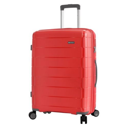 Чемодан маленький S полипропилен Snowball 20303 56×39×23см 35л Красный