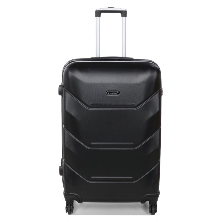 Чемодан большой L Madisson Snowball 32303 пластиковый 105л Чёрный