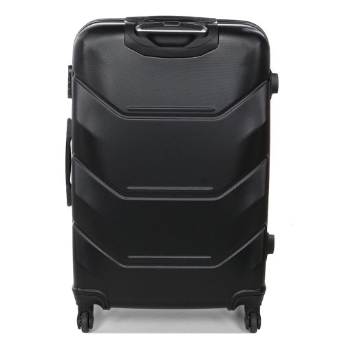 Чемодан большой L Madisson Snowball 32303 пластиковый 105л Чёрный